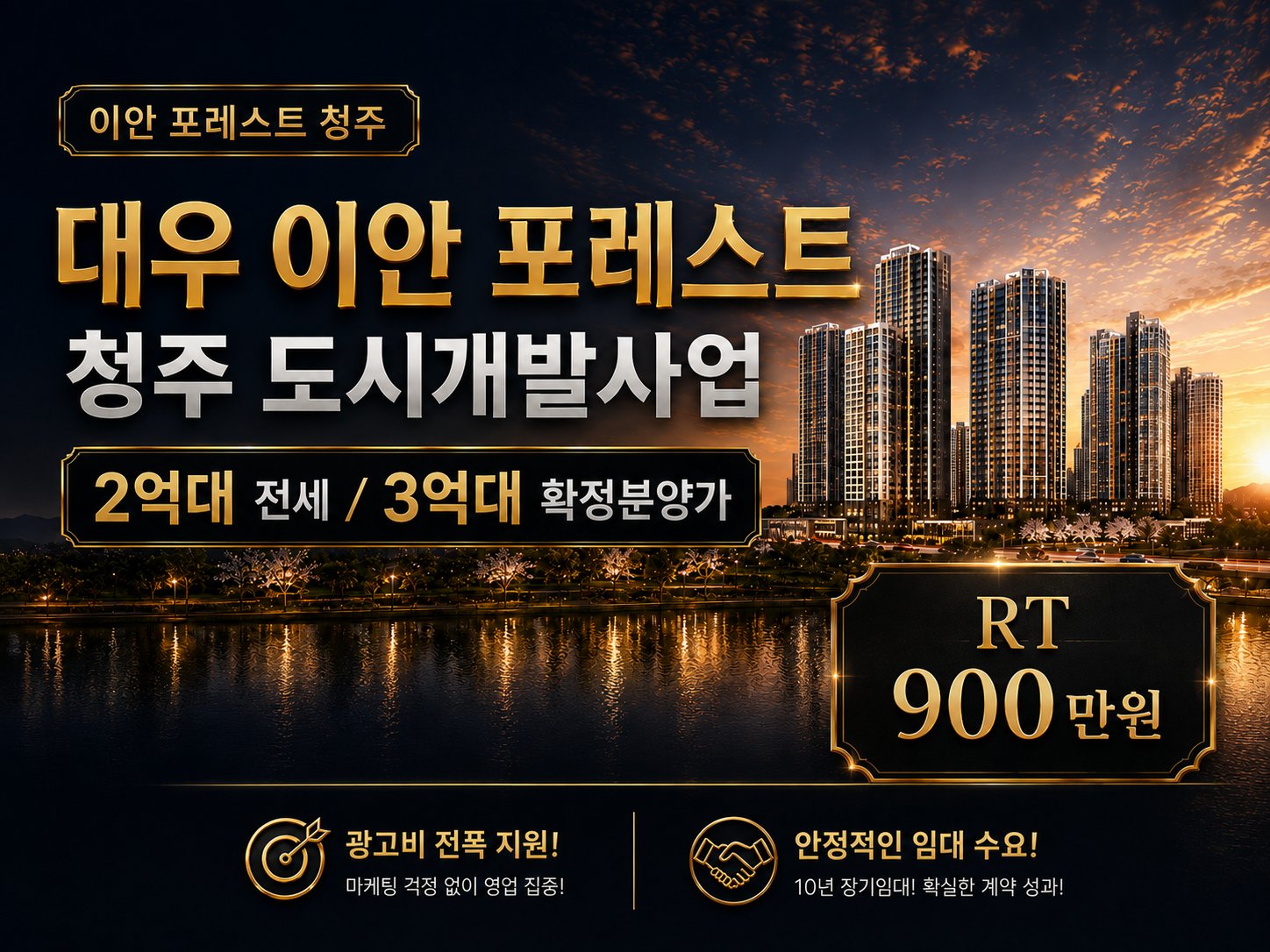 청주 조건변경 팀900 대우이안 아파트 — 1/2