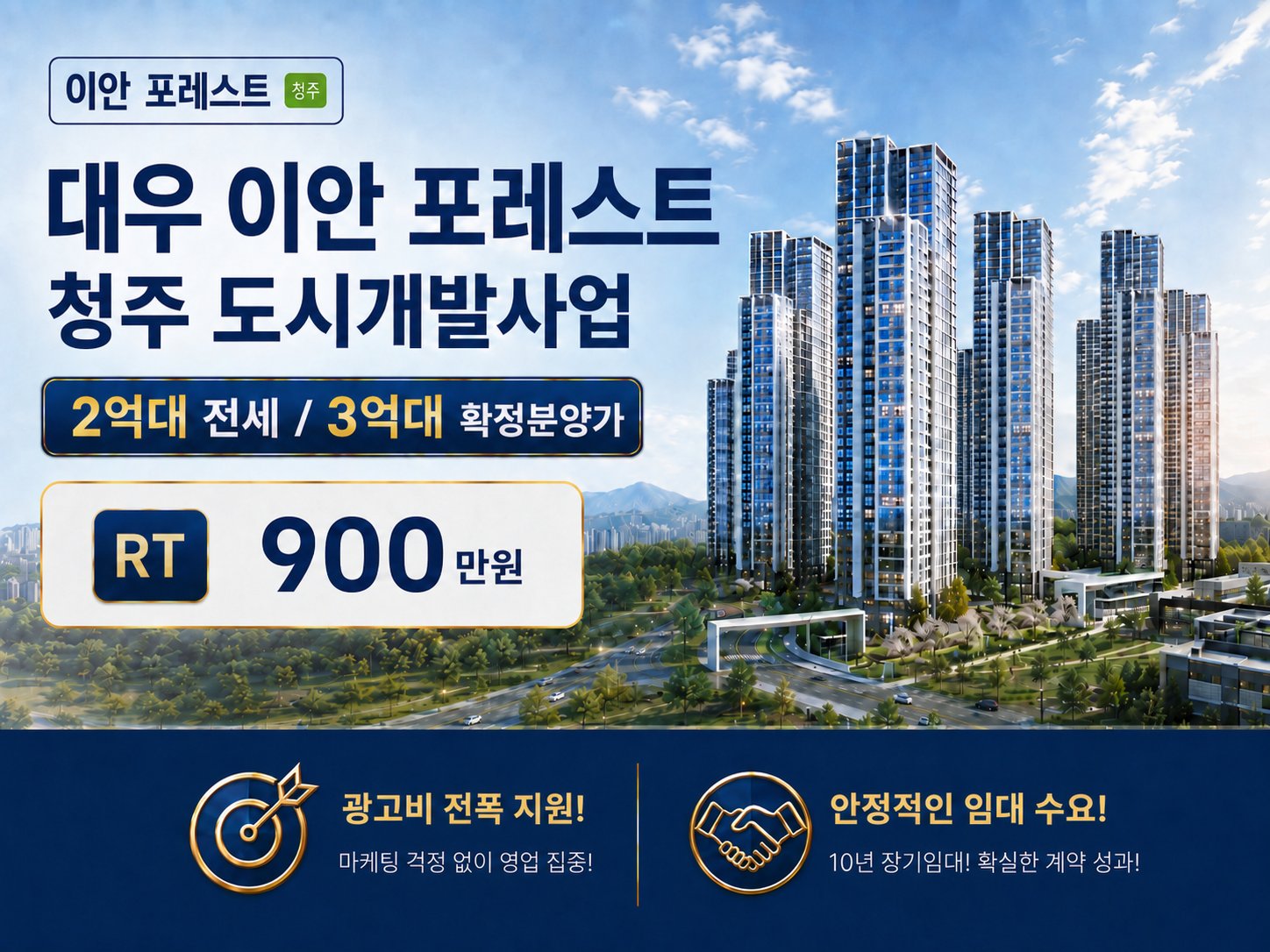 청주 조건변경 팀900 대우이안 아파트 — 2/2